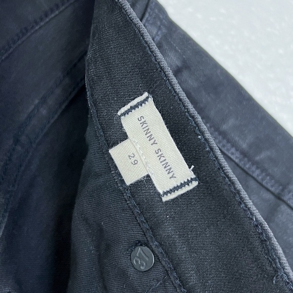 Madewell Skinny Skinny Black Jeans 29 - Mid-Rise, Classic, Goth, Denim, Jean - Picture 8 of 9